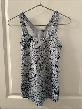 Lululemon Studio Racerback Tank Top | Star Crushed Silver Fox Deep Navy | 4